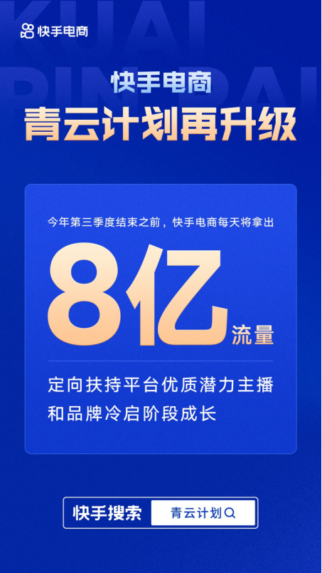 快手電商“青云計劃”再升級，每天8億流量助力商家冷啟260.png